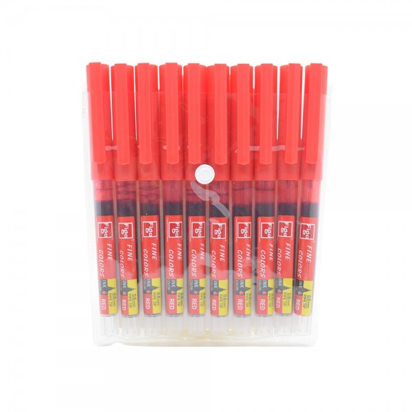 Figo 0.6mm Fine Roller Pen (RED)
