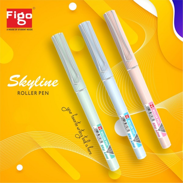 Figo Sky line Roller Pen (Pack of 5)